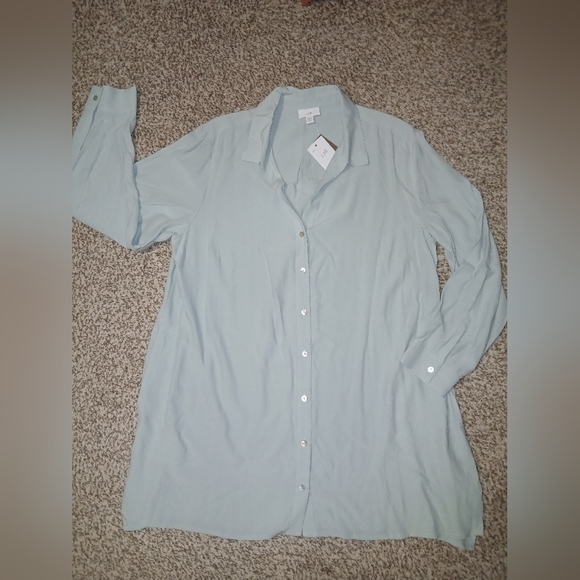 NWT Womens J.Jill button down blouse - Picture 6 of 9